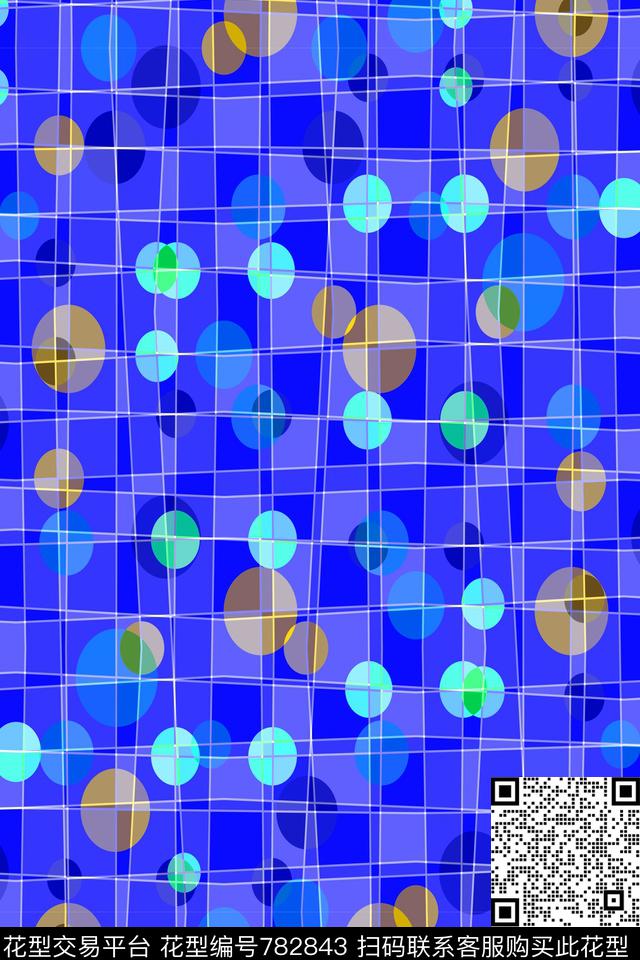 色块圆形圆圈传统印花华亿平台下载（图片编号: 782843） - 瓦栏（Walan）