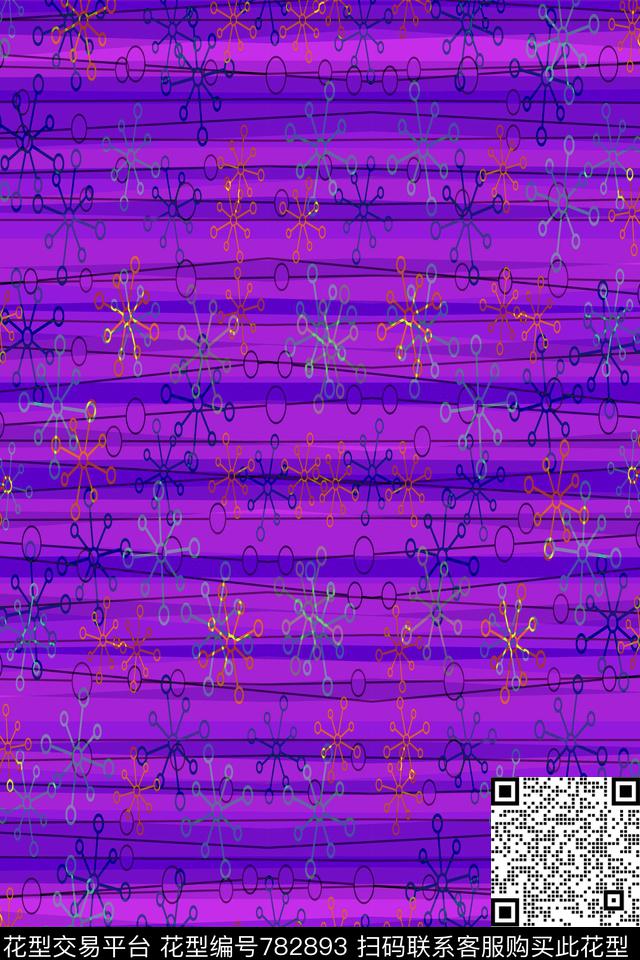 波浪条纹曲线细条纹传统印花华亿平台下载（图片编号: 782893） - 瓦栏（Walan）