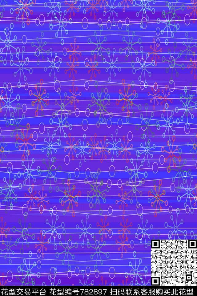 波浪条纹曲线细条纹传统印花华亿平台下载（图片编号: 782897） - 瓦栏（Walan）