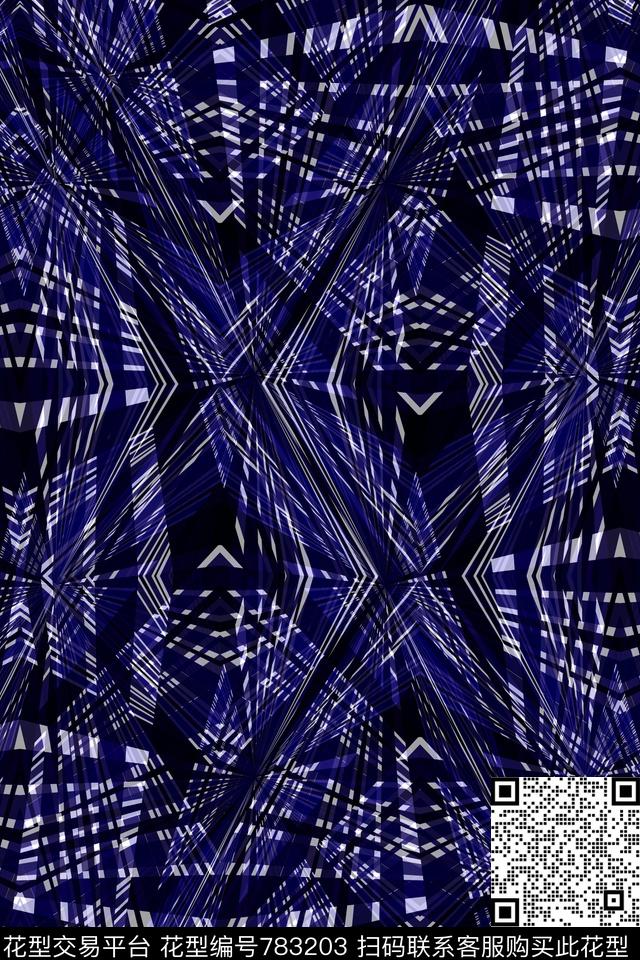 条纹艺术细条纹条子传统印花华亿平台下载（图片编号: 783203） - 瓦栏（Walan）