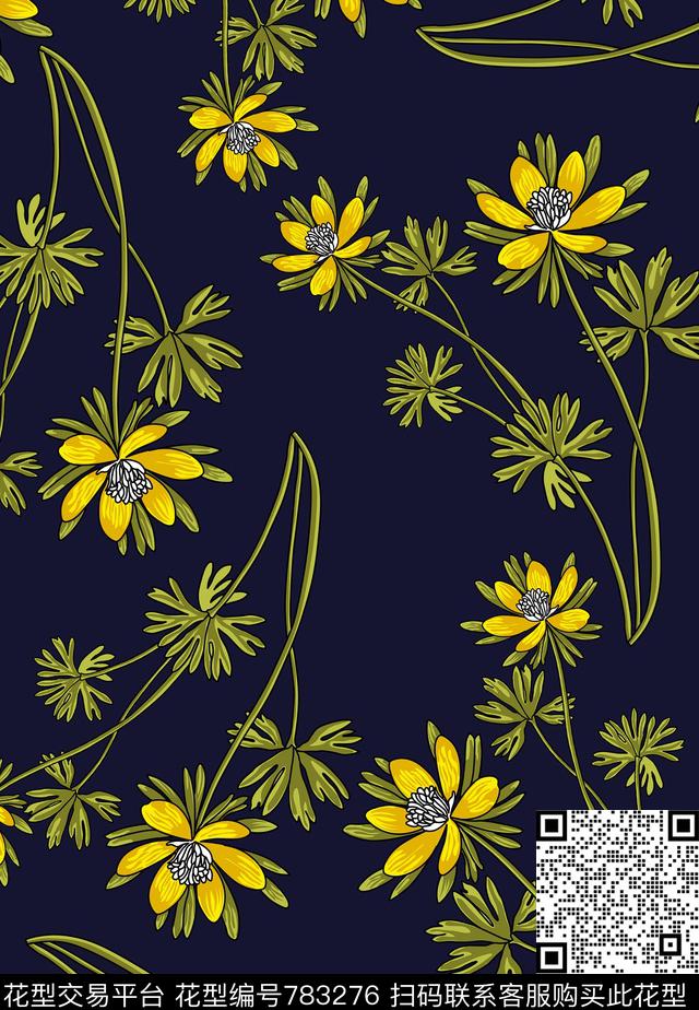 不定位丝巾女装线条碎花传统印花华亿平台下载（图片编号: 783276） - 瓦栏（Walan）