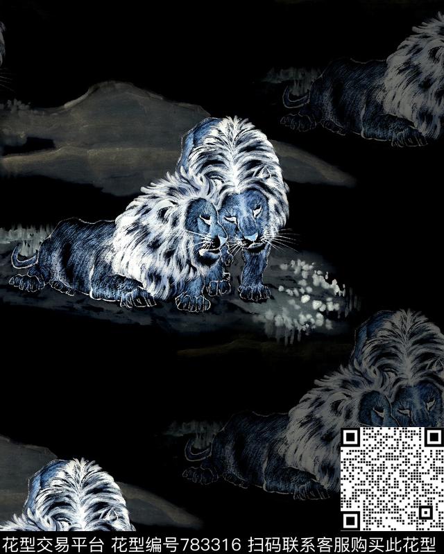 商务男装复古男装潮流男装数码印花华亿平台下载（图片编号: 783316） - 瓦栏（Walan）