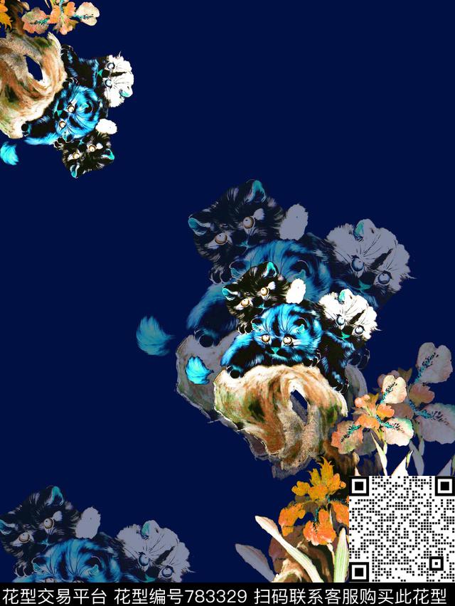 男装T桖胸花商务男装潮流男装数码印花华亿平台下载（图片编号: 783329） - 瓦栏（Walan）