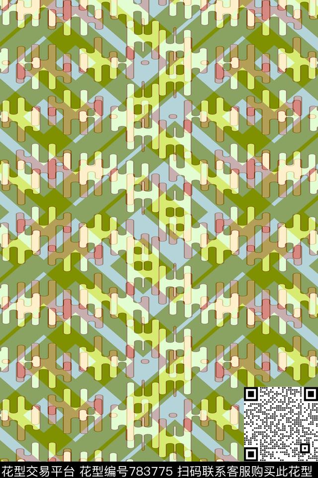 条子曲线波浪条纹传统印花华亿平台下载（图片编号: 783775） - 瓦栏（Walan）