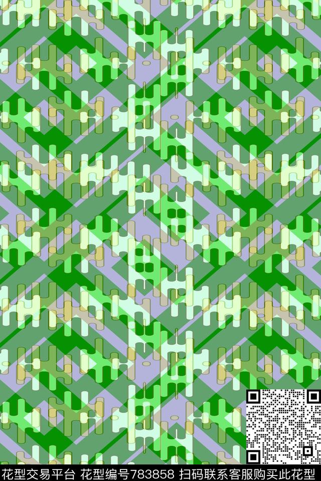 条子曲线波浪条纹传统印花华亿平台下载（图片编号: 783858） - 瓦栏（Walan）