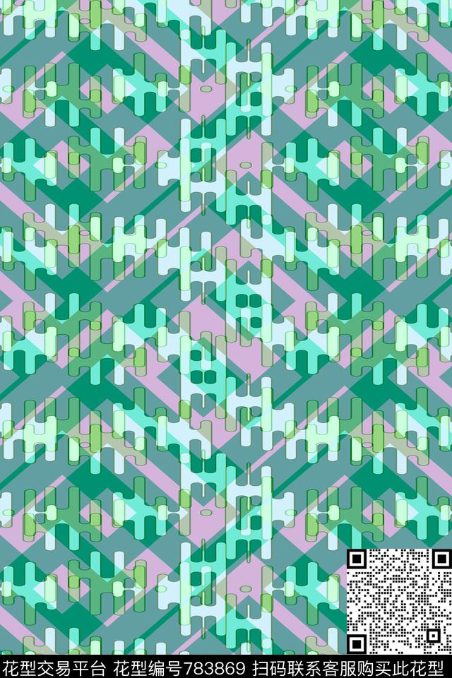 条子曲线波浪条纹传统印花华亿平台下载（图片编号: 783869） - 瓦栏（Walan）