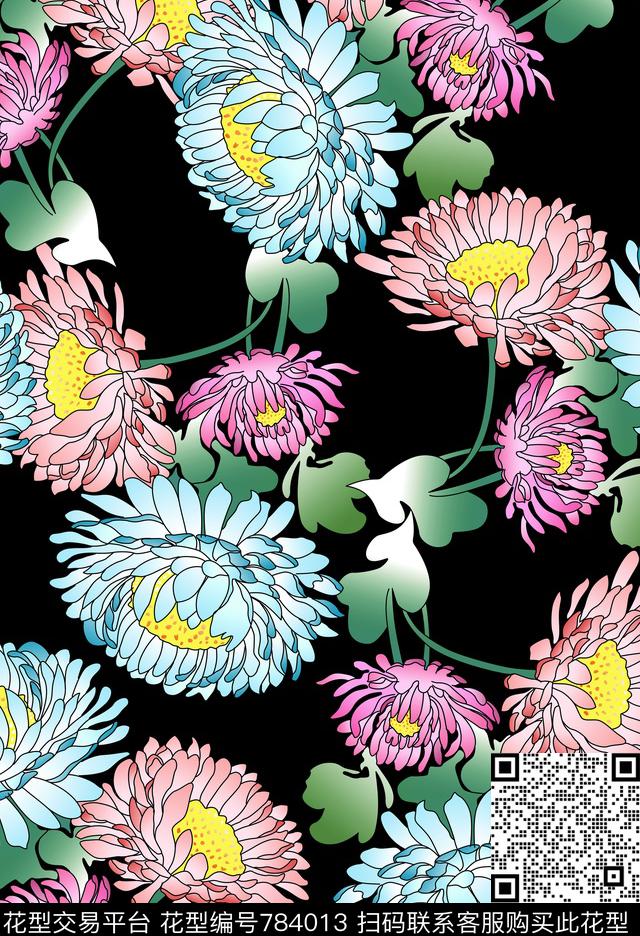 昆虫年轻时尚女装数码印花华亿平台下载（图片编号: 784013） - 瓦栏（Walan）