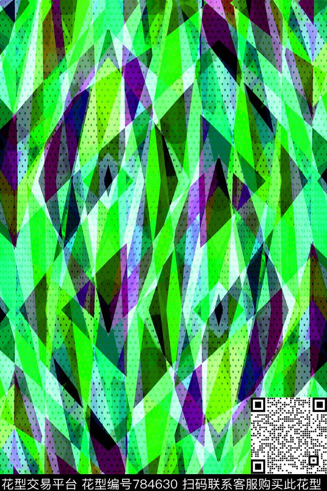 不规则几何菱形方格传统印花华亿平台下载（图片编号: 784630） - 瓦栏（Walan）