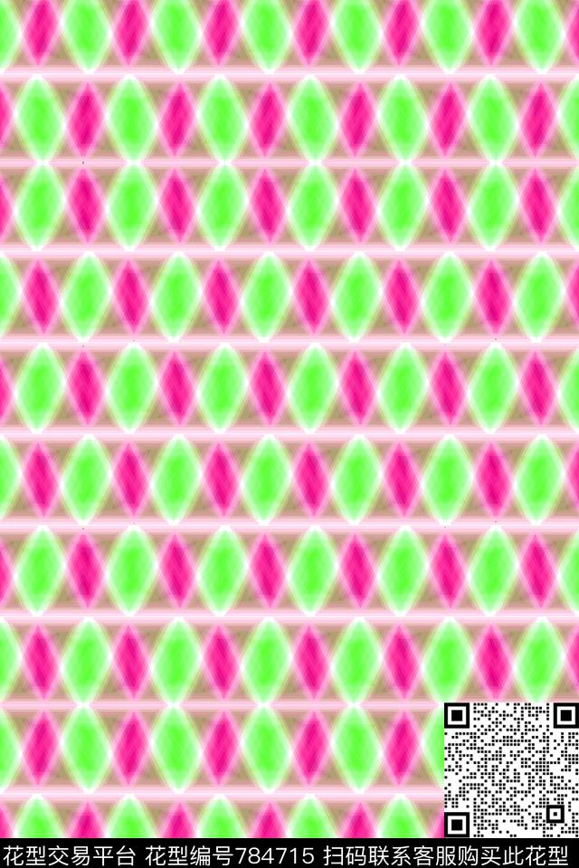 苏格兰格方格三角形传统印花华亿平台下载（图片编号: 784715） - 瓦栏（Walan）