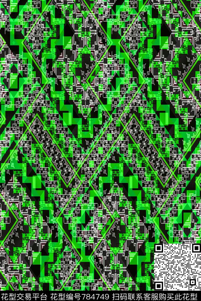 横条竖条条纹传统印花华亿平台下载（图片编号: 784749） - 瓦栏（Walan）