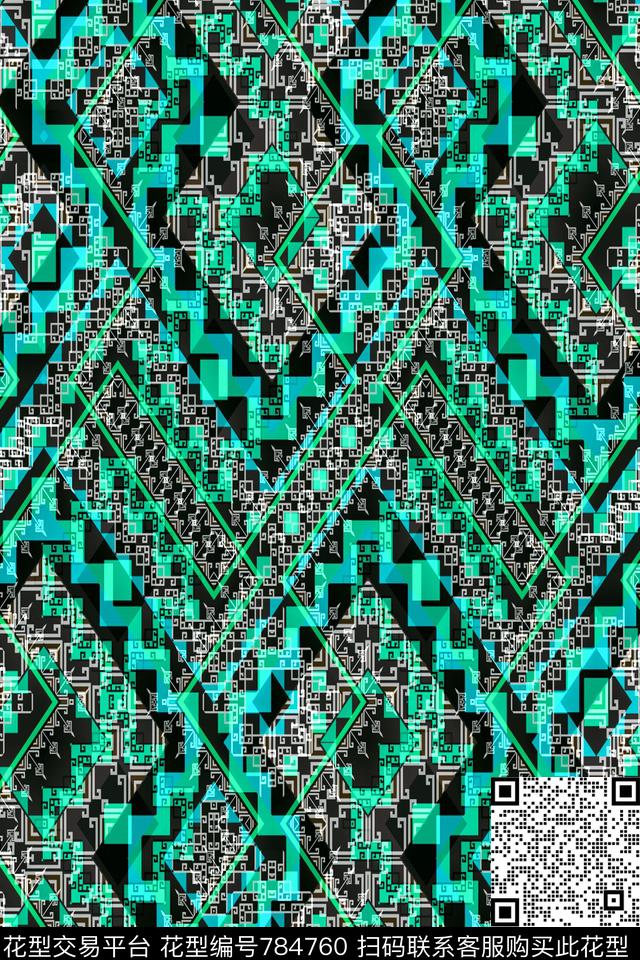 横条竖条条纹传统印花华亿平台下载（图片编号: 784760） - 瓦栏（Walan）