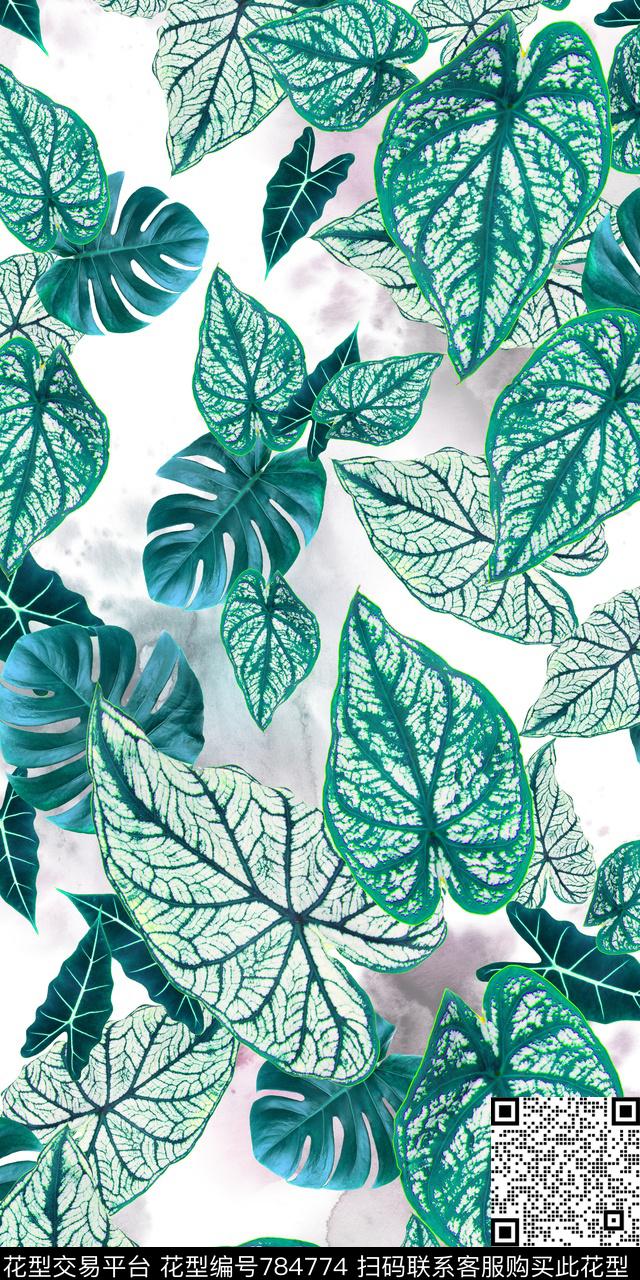 热带数码流行时尚数码印花华亿平台下载（图片编号: 784774） - 瓦栏（Walan）