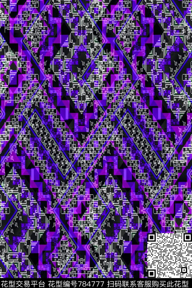 横条竖条条纹传统印花华亿平台下载（图片编号: 784777） - 瓦栏（Walan）