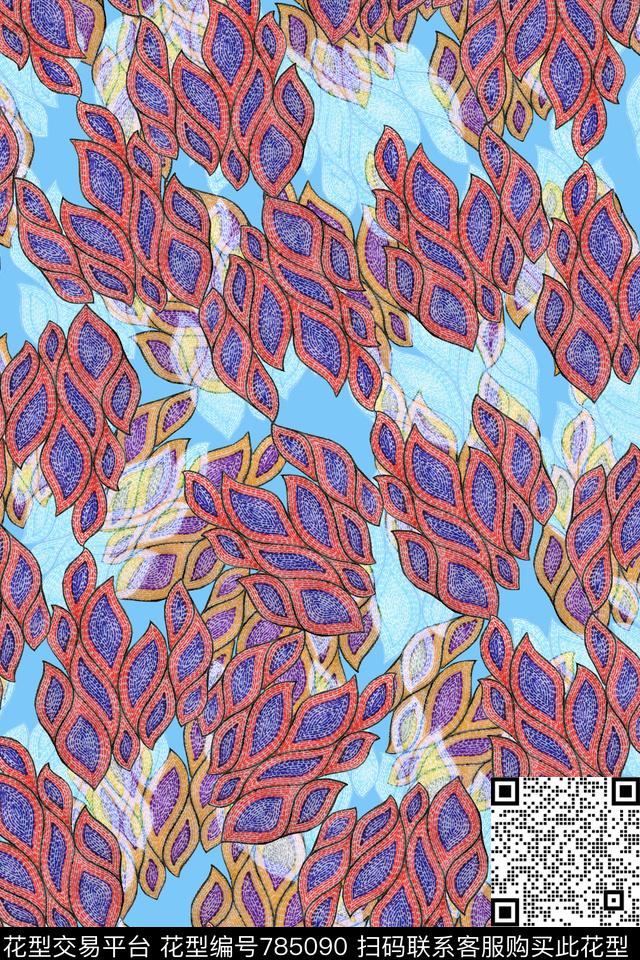 女装男装刺绣数码印花华亿平台下载（图片编号: 785090） - 瓦栏（Walan）