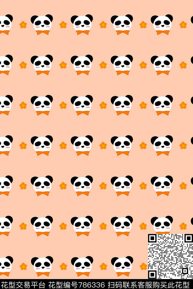 卡通动物童装传统印花华亿平台下载（图片编号: 786336） - 瓦栏（Walan）