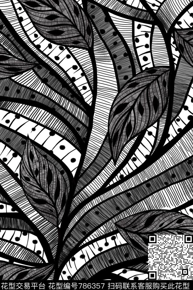 男装女装叶子花卉传统印花华亿平台下载（图片编号: 786357） - 瓦栏（Walan）