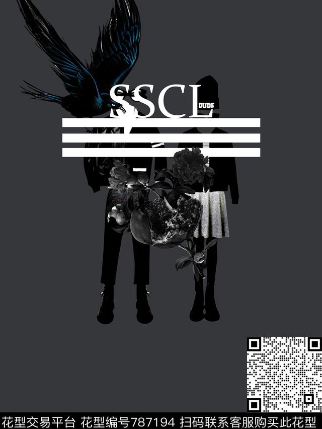 抽象手绘水彩画时尚人物花卉数码印花时尚潮流男装衬衫T恤卫衣几何印花鸟动物印花数码印花华亿平台下载（图片编号: 787194） - 瓦栏（Walan）