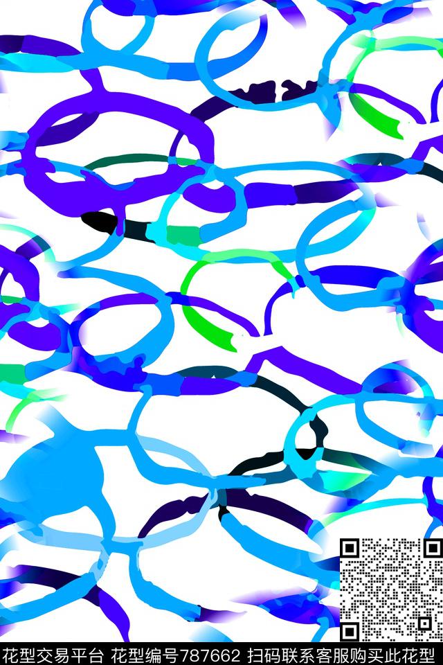 不规则几何圆圈圆形传统印花华亿平台下载（图片编号: 787662） - 瓦栏（Walan）