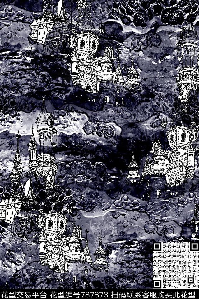 古城保抽象纹理男装夹克华亿平台数码印花华亿平台下载（图片编号: 787873） - 瓦栏（Walan）