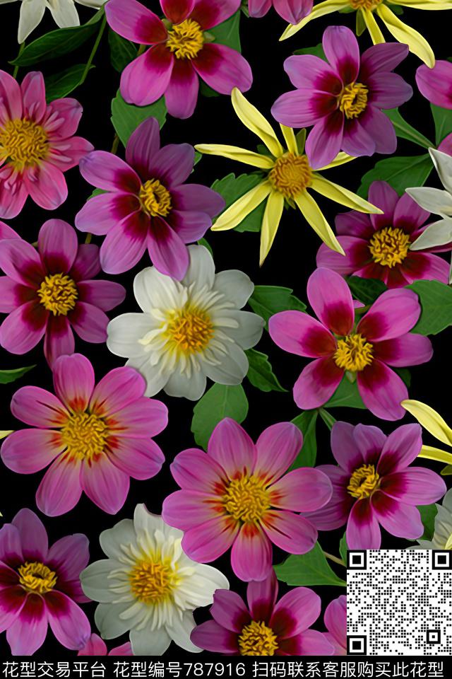 17年流行休闲风女装裙子泳衣夹克外套印花数码印花华亿平台下载（图片编号: 787916） - 瓦栏（Walan）