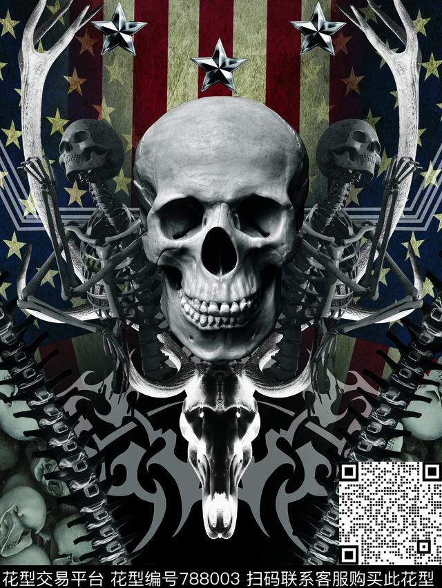 数码印花男装数码印花潮流图案数码印花华亿平台下载（图片编号: 788003） - 瓦栏（Walan）