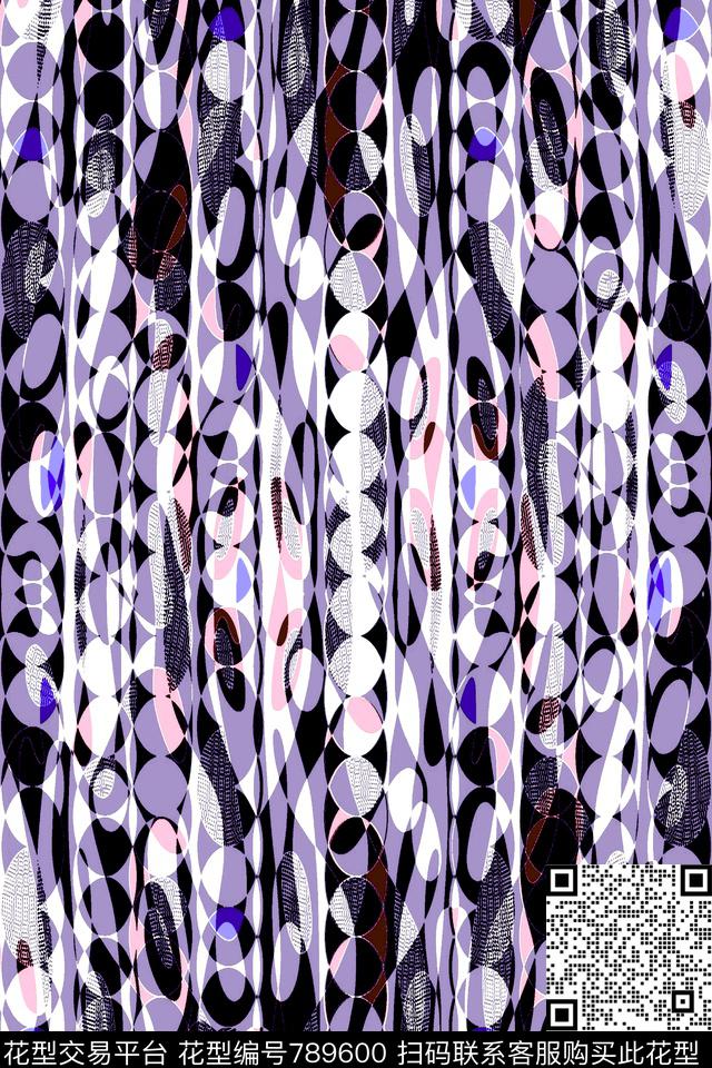 细条纹曲线竖条传统印花华亿平台下载（图片编号: 789600） - 瓦栏（Walan）