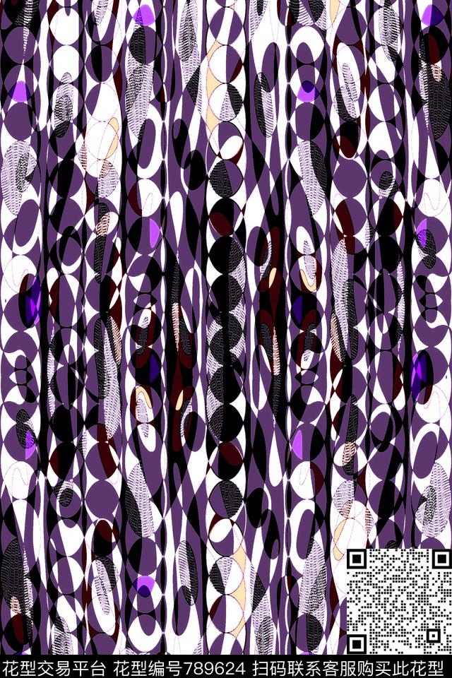 细条纹曲线竖条传统印花华亿平台下载（图片编号: 789624） - 瓦栏（Walan）