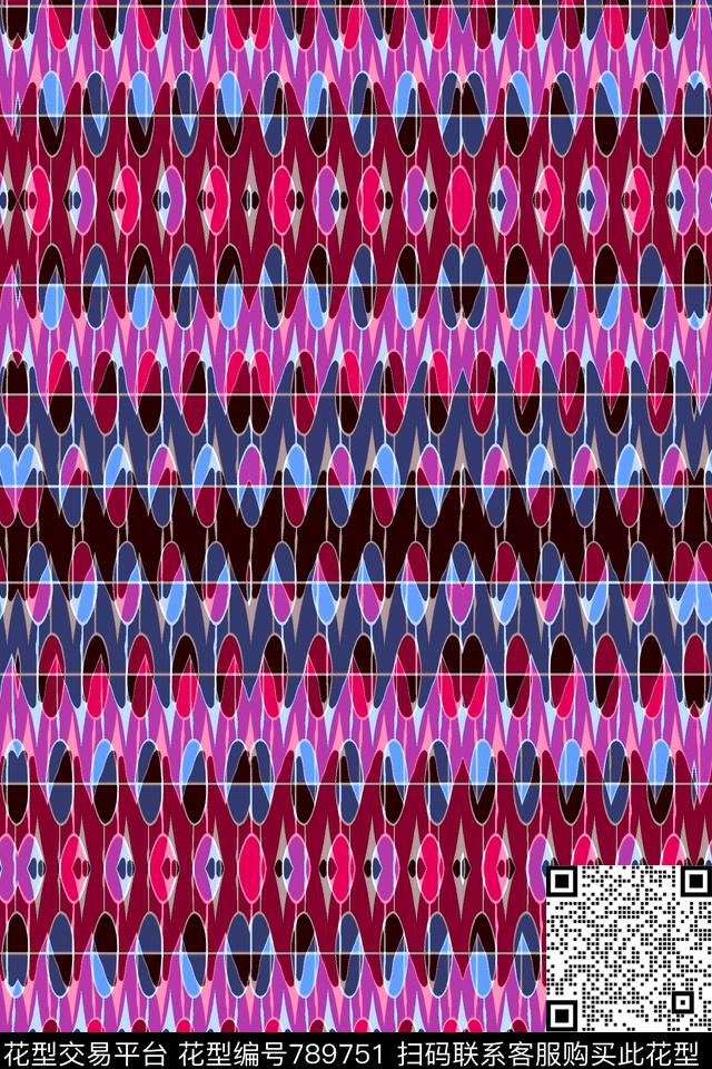 细条纹条子横条传统印花华亿平台下载（图片编号: 789751） - 瓦栏（Walan）