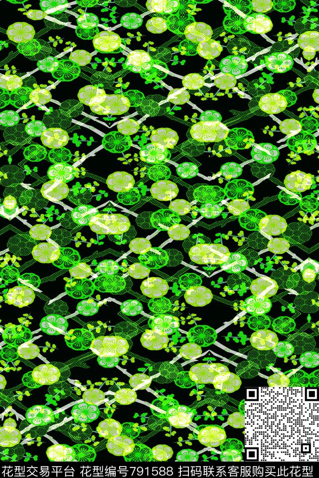 细条纹波浪条纹条子传统印花华亿平台下载（图片编号: 791588） - 瓦栏（Walan）