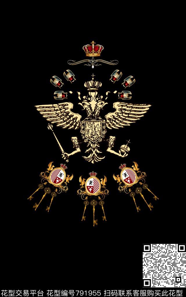 休闲男装图腾数码印花华亿平台下载（图片编号: 791955） - 瓦栏（Walan）