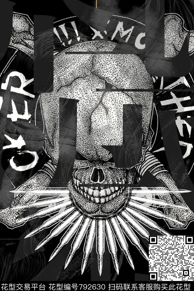 文字毁日几何数码印花华亿平台下载（图片编号: 792630） - 瓦栏（Walan）