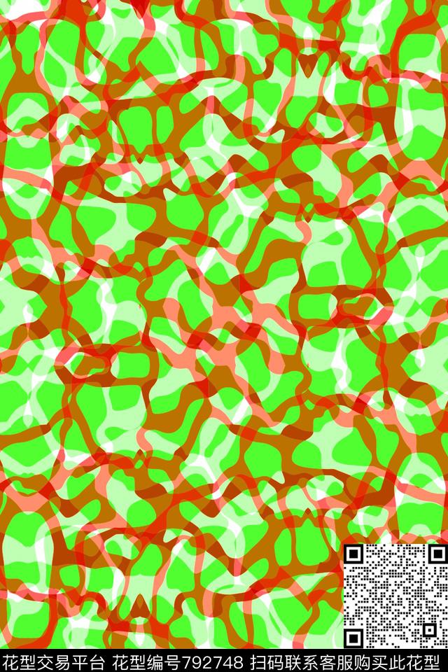 曲线波浪条纹细条纹传统印花华亿平台下载（图片编号: 792748） - 瓦栏（Walan）