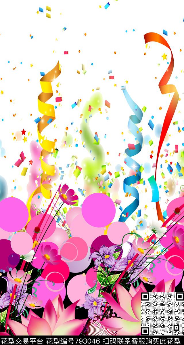 艺术风格图案趣味数码印花华亿平台下载（图片编号: 793046） - 瓦栏（Walan）