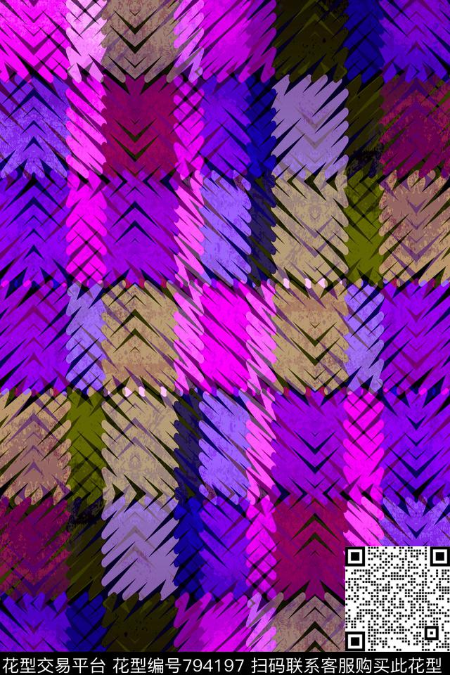 细条纹条子横条传统印花华亿平台下载（图片编号: 794197） - 瓦栏（Walan）