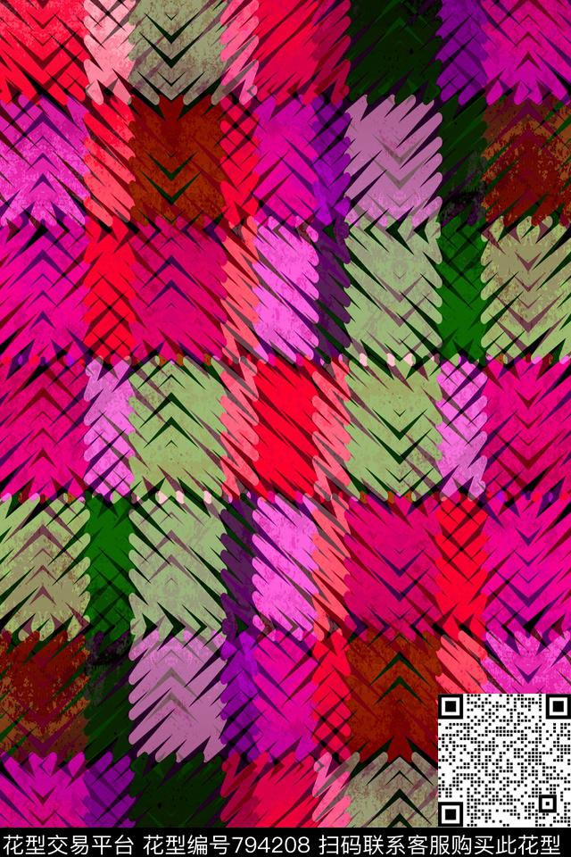 细条纹条子横条传统印花华亿平台下载（图片编号: 794208） - 瓦栏（Walan）