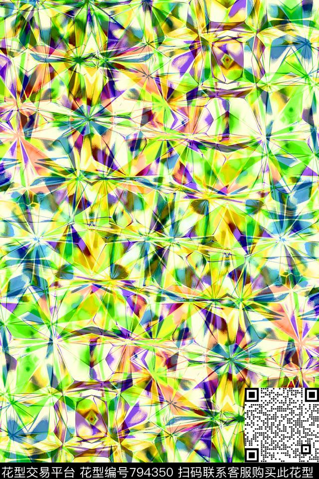 十字菱形不规则几何传统印花华亿平台下载（图片编号: 794350） - 瓦栏（Walan）