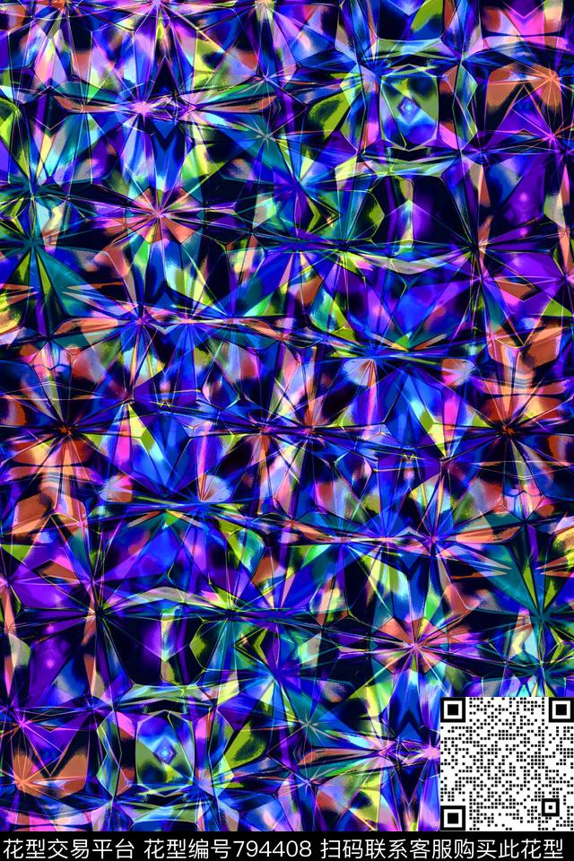 十字菱形不规则几何传统印花华亿平台下载（图片编号: 794408） - 瓦栏（Walan）