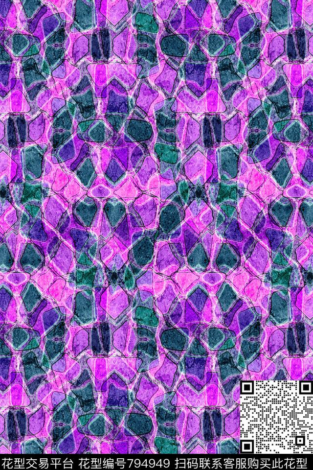 艺术大理石纹理大理石鹅卵石数码印花华亿平台下载（图片编号: 794949） - 瓦栏（Walan）