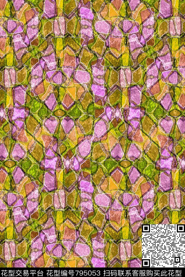 艺术大理石纹理大理石鹅卵石数码印花华亿平台下载（图片编号: 795053） - 瓦栏（Walan）