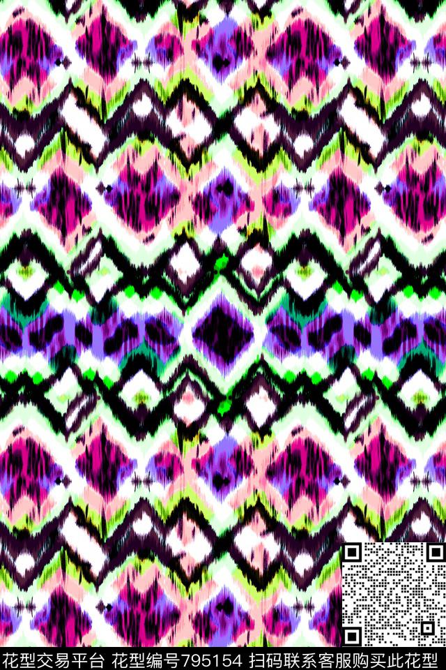 条子横条细条纹传统印花华亿平台下载（图片编号: 795154） - 瓦栏（Walan）