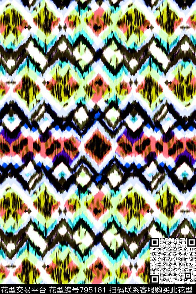 条子横条细条纹传统印花华亿平台下载（图片编号: 795161） - 瓦栏（Walan）