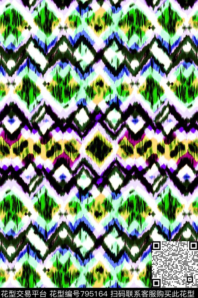 条子横条细条纹传统印花华亿平台下载（图片编号: 795164） - 瓦栏（Walan）