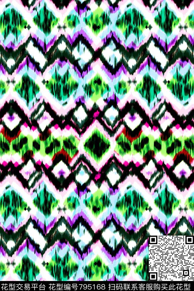 条子横条细条纹传统印花华亿平台下载（图片编号: 795168） - 瓦栏（Walan）