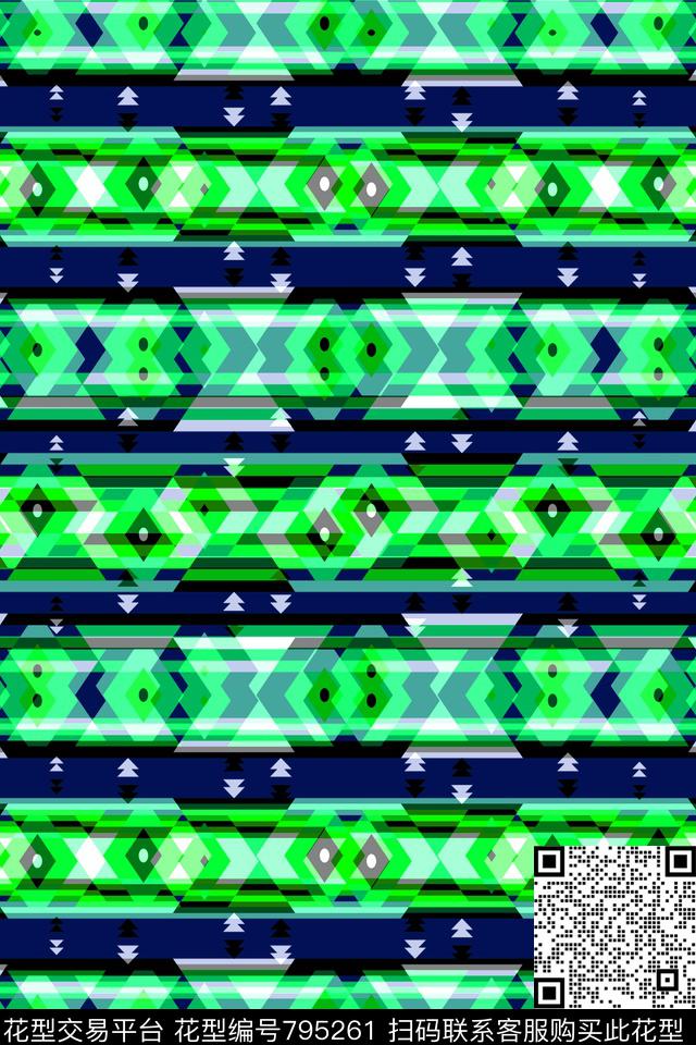 横条条子细条纹传统印花华亿平台下载（图片编号: 795261） - 瓦栏（Walan）