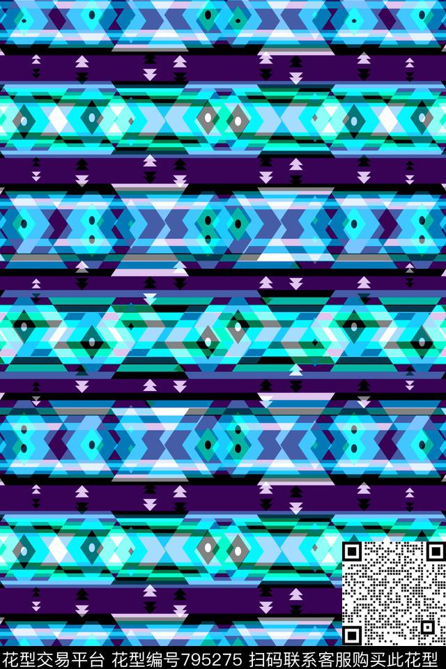 横条条子细条纹传统印花华亿平台下载（图片编号: 795275） - 瓦栏（Walan）