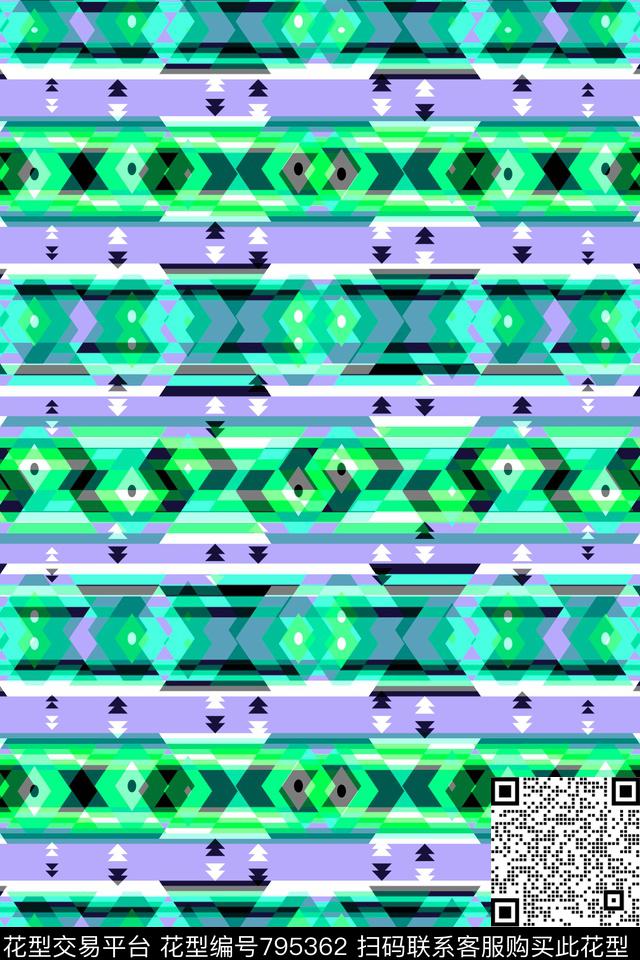 横条条子细条纹传统印花华亿平台下载（图片编号: 795362） - 瓦栏（Walan）