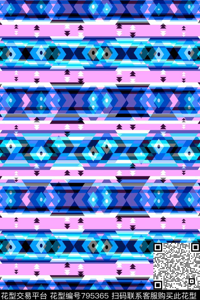 横条条子细条纹传统印花华亿平台下载（图片编号: 795365） - 瓦栏（Walan）