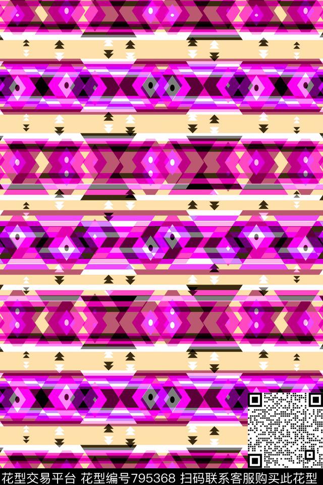 横条条子细条纹传统印花华亿平台下载（图片编号: 795368） - 瓦栏（Walan）