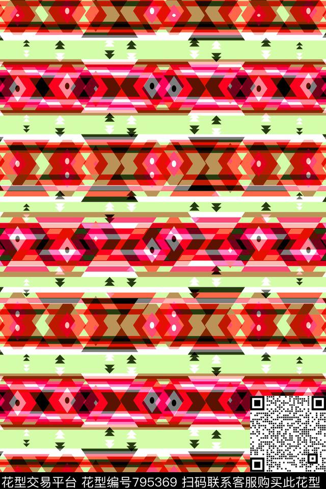 横条条子细条纹传统印花华亿平台下载（图片编号: 795369） - 瓦栏（Walan）