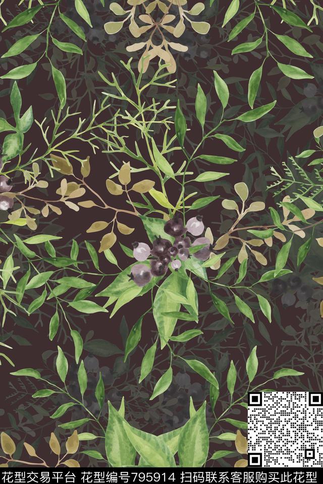 枫叶衬衫泳装数码印花华亿平台下载（图片编号: 795914） - 瓦栏（Walan）